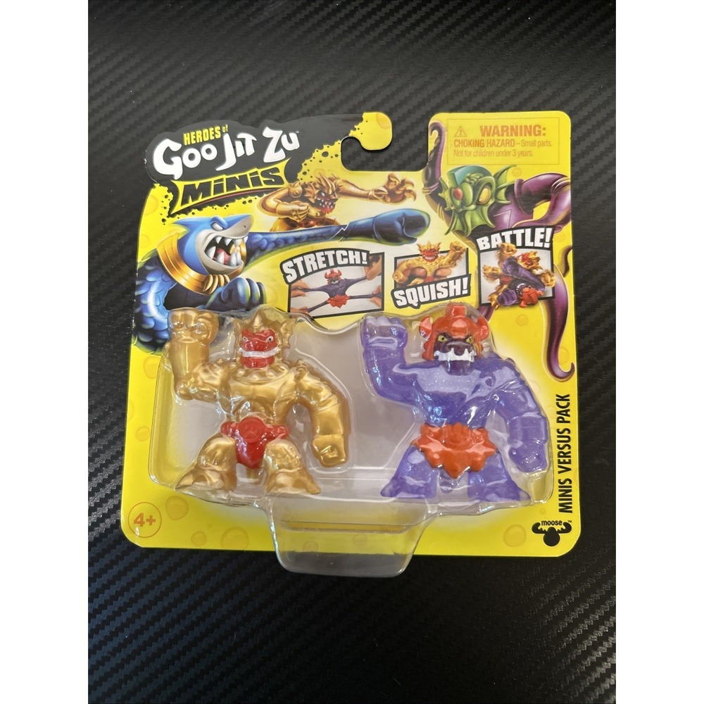 Heroes of Goo Jit Zu Minis Blazagon VS Corruptagon Versus Pack Stretch Figure